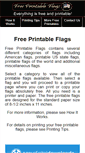 Mobile Screenshot of free-printable-flags.com